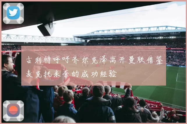 古利特呼吁齐尔克泽离开曼联借鉴麦克托米奈的成功经验