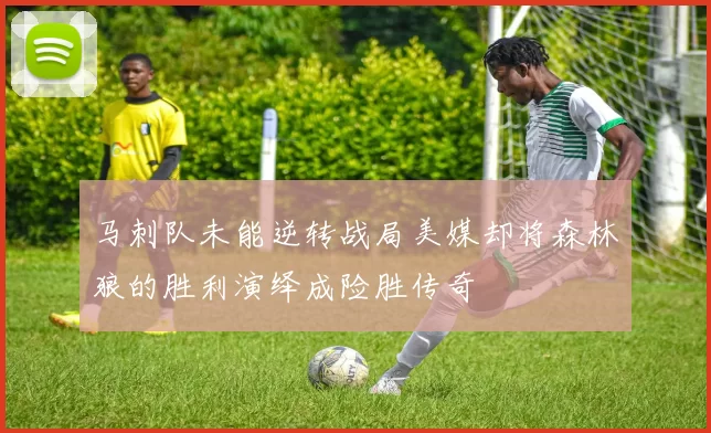 马刺队未能逆转战局美媒却将森林狼的胜利演绎成险胜传奇