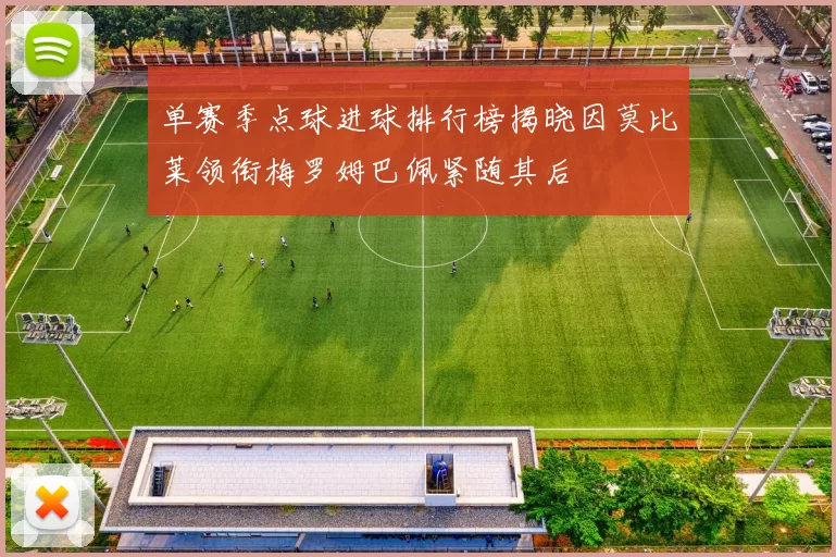 单赛季点球进球排行榜揭晓因莫比莱领衔梅罗姆巴佩紧随其后